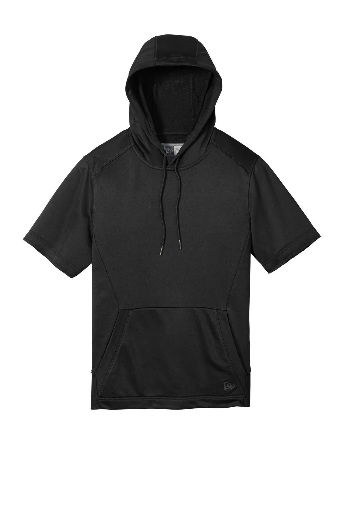 New Era Men's Performance Terry Short Sleeve Hoodie. NEA533