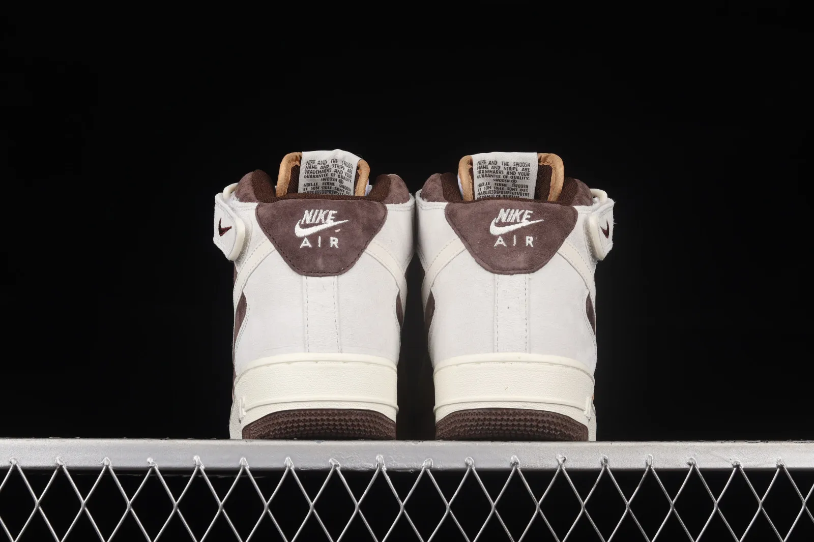 Nike Air Force 1 07 Mid Coffee White Brown Shoes AL6896-556