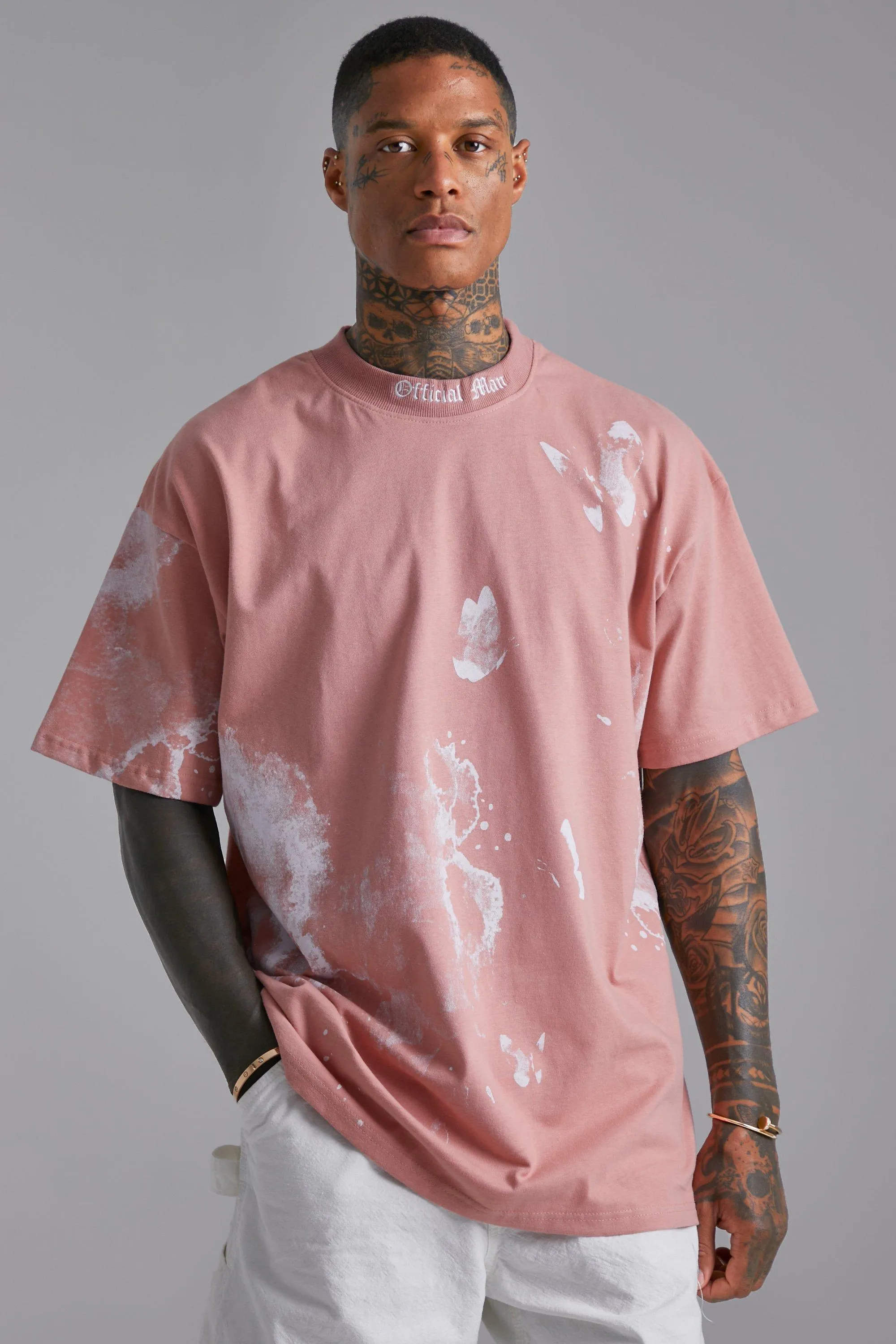 Official Man Print Oversized T-shirt