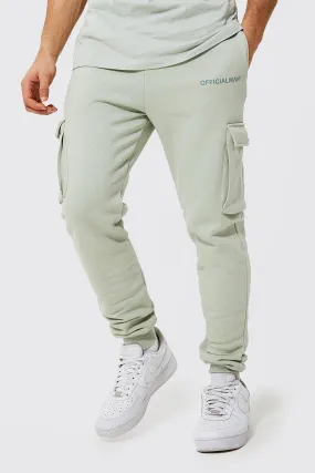 Official Man Skinny Fit Cargo Jogger | boohooMAN UK