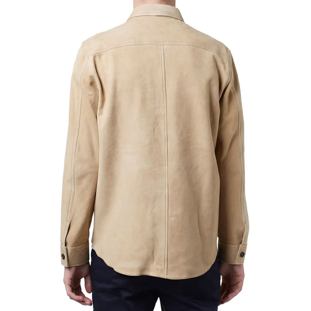 Our Legacy Suede Zip Shirt JacketSand