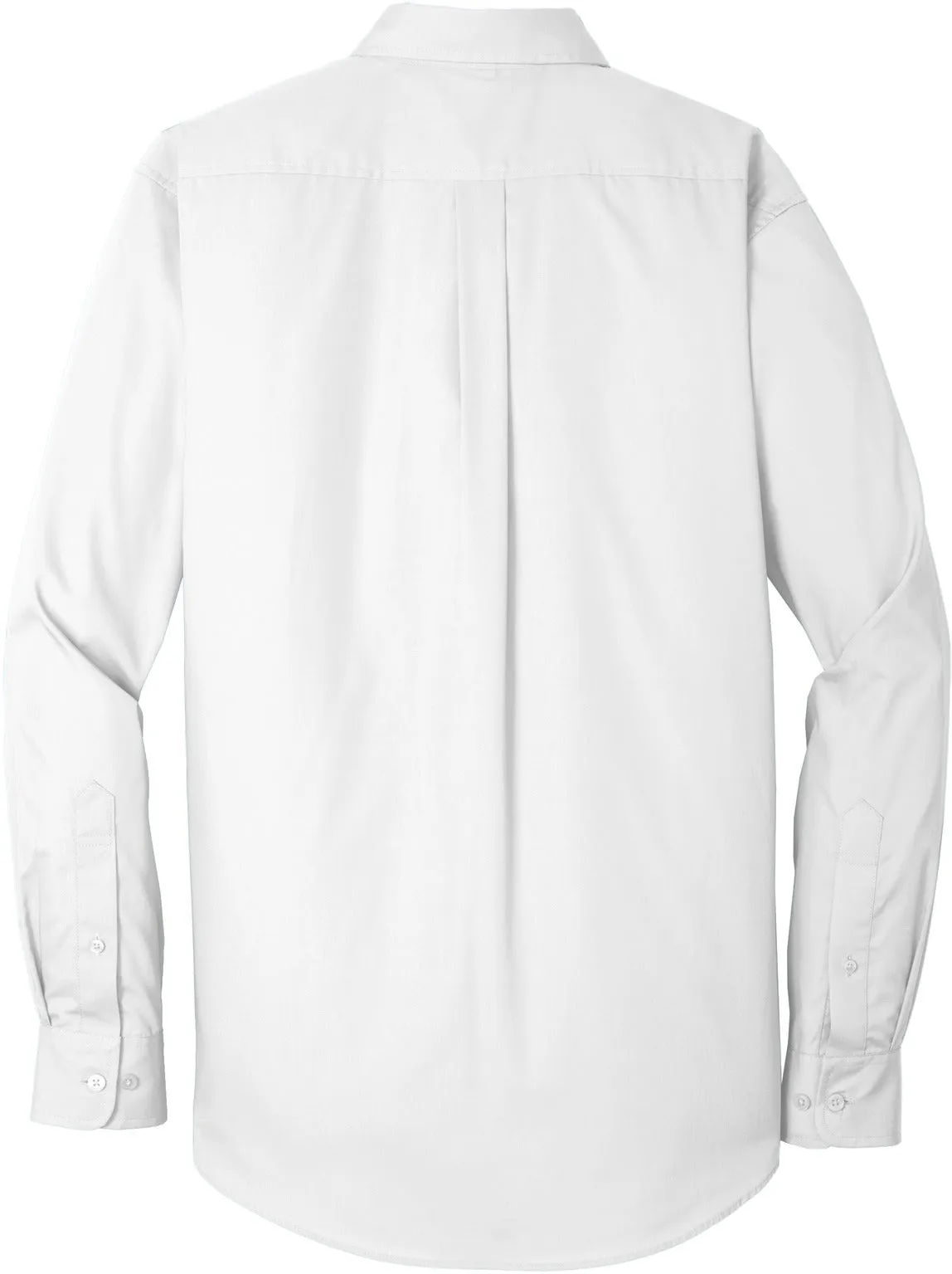 OUTLET-Port Authority Tall Long Sleeve Carefree Poplin Shirt