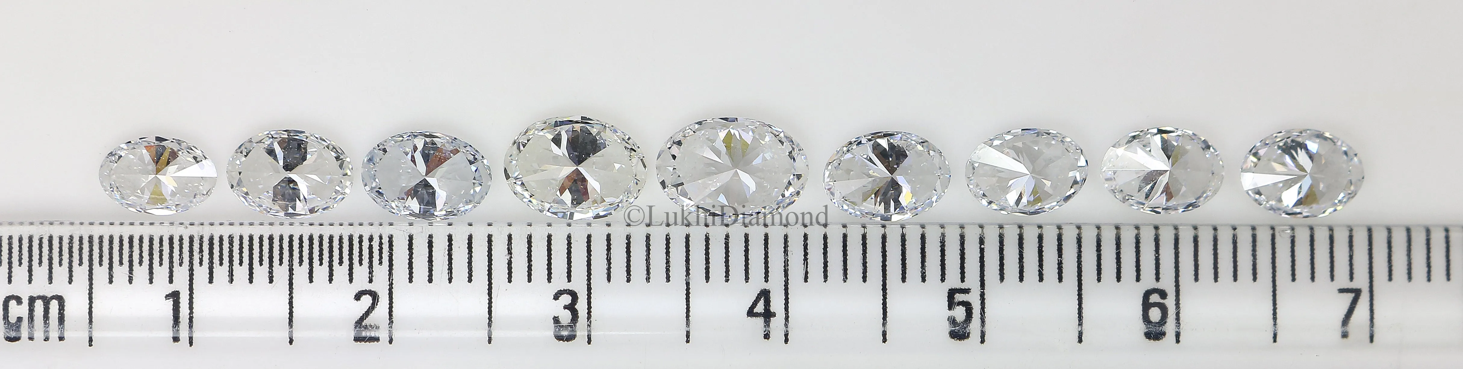 Oval Cut Lab Grown Diamond 4X3/5X3/6X4 MM Size Oval Loose Lab Man Made Diamond 2 PCs Pair For Earring Gift For Her Engagement Ri