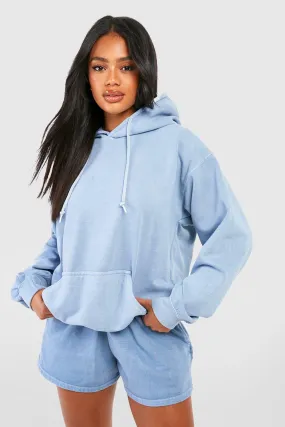 Overdyed Hooded Short Tracksuit