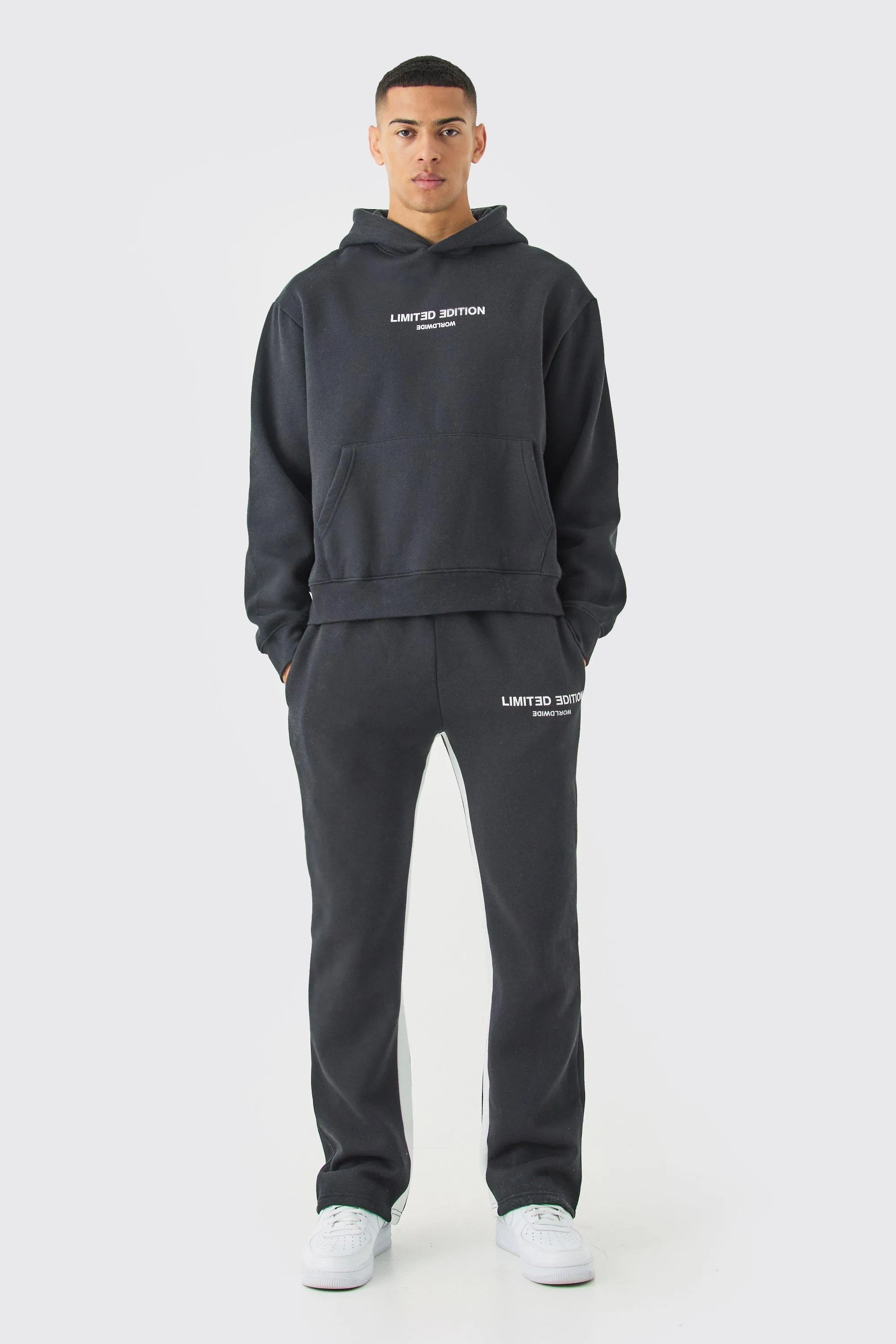 Oversized Boxy Limited Hooded Tracksuit | boohooMAN UK