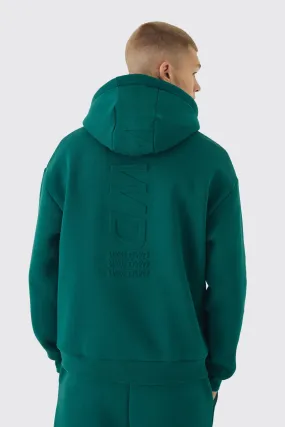 Oversized Embossed Worldwide Hoodie