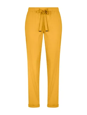 Pantalone Jogger con tasche in Super Fresh - Golden Spice