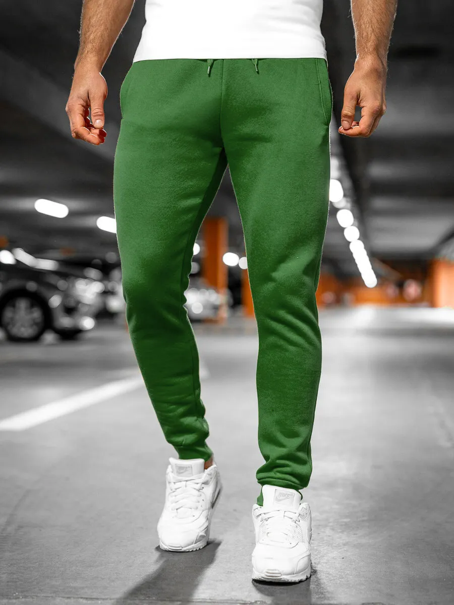 Pantaloni jogger da uomo verdi Bolf XW01