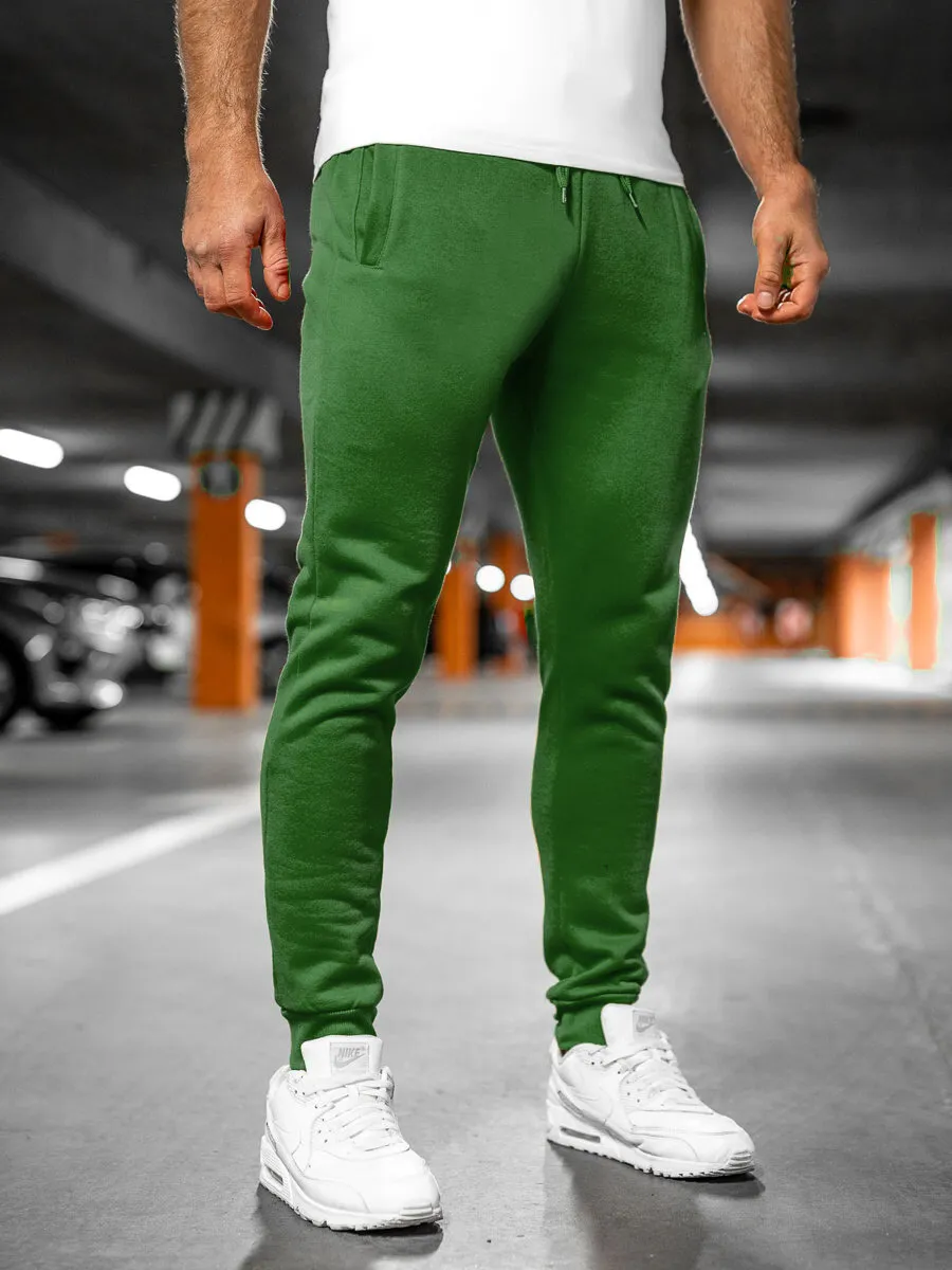 Pantaloni jogger da uomo verdi Bolf XW01