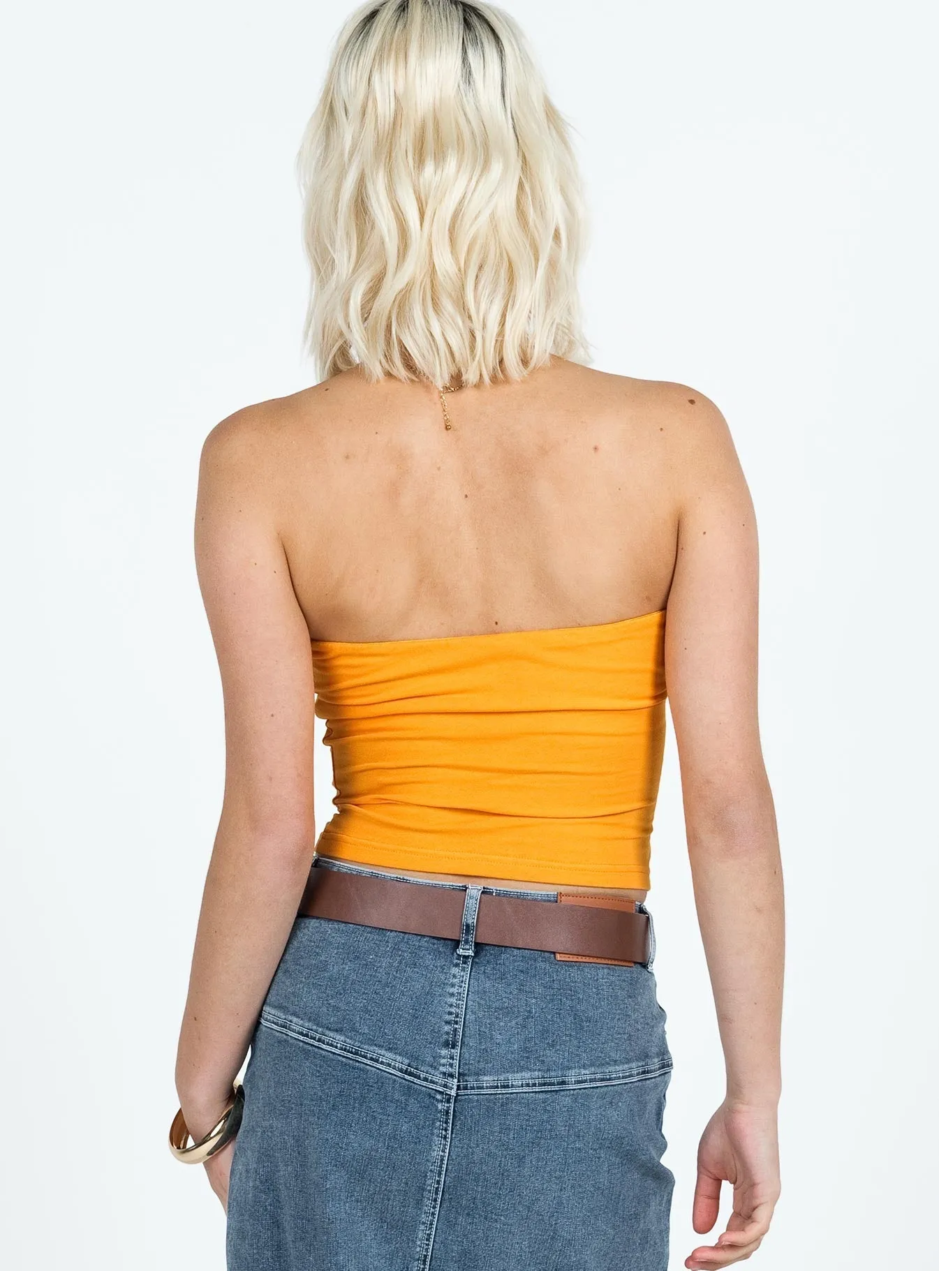 Peaches Tube Top Orange