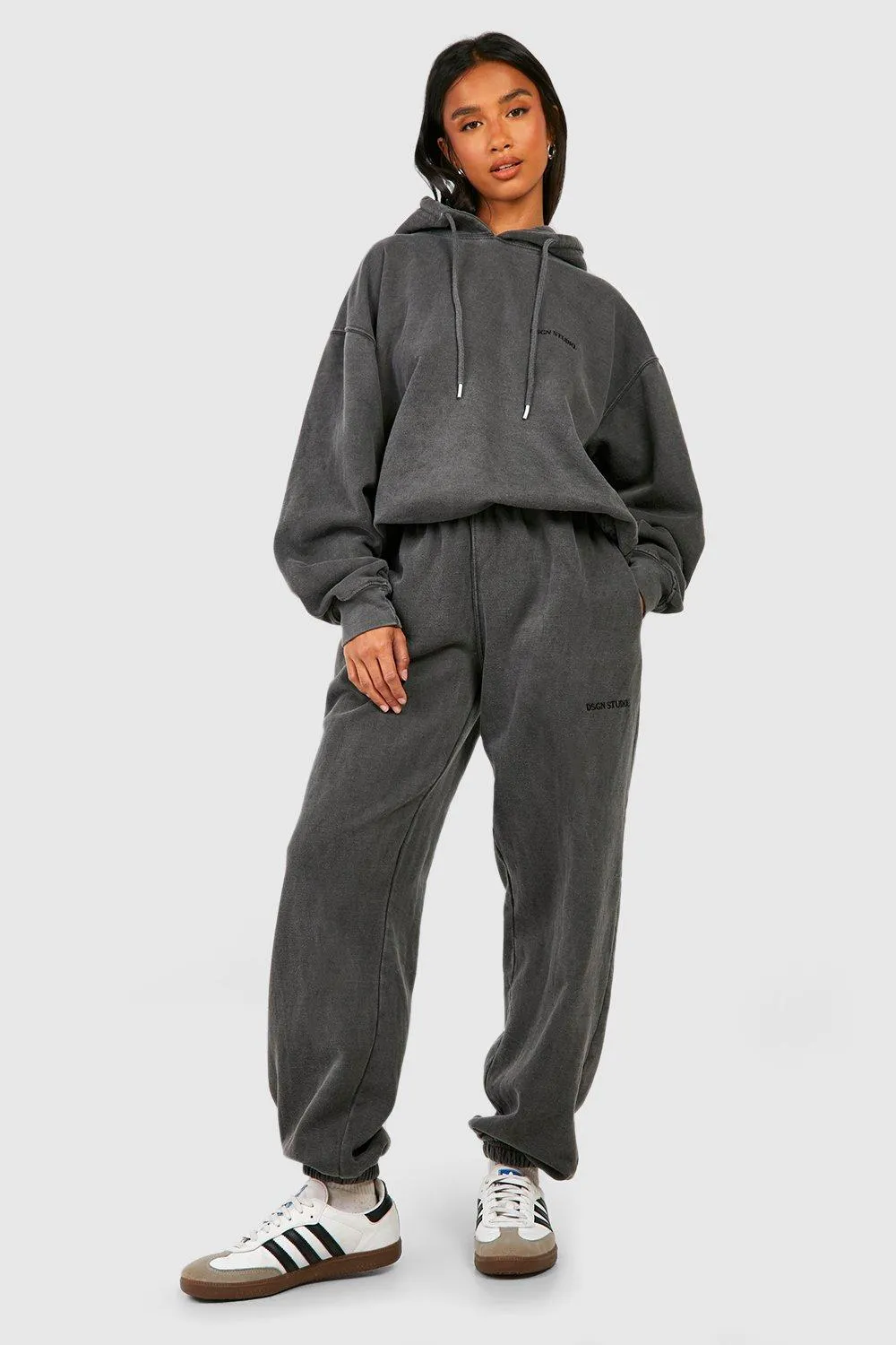 Petite Dsgn Studio Acid Wash Tracksuit