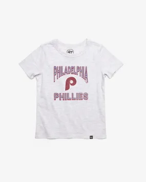 PHILADELPHIA PHILLIES COOPERSTOWN FAN OUT '47 FRANKLIN TEE KIDS