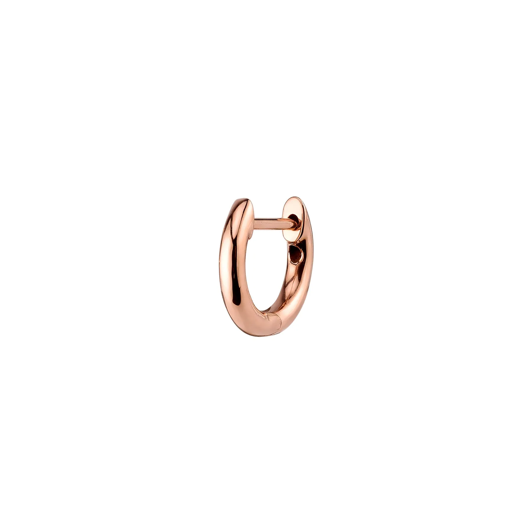 Piercing Slim Hoop - 14k Rose Gold