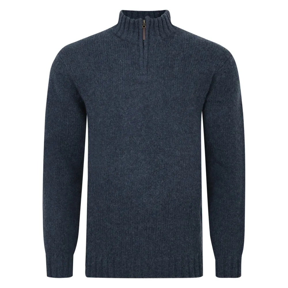 Plain Quarter Zip Jumper