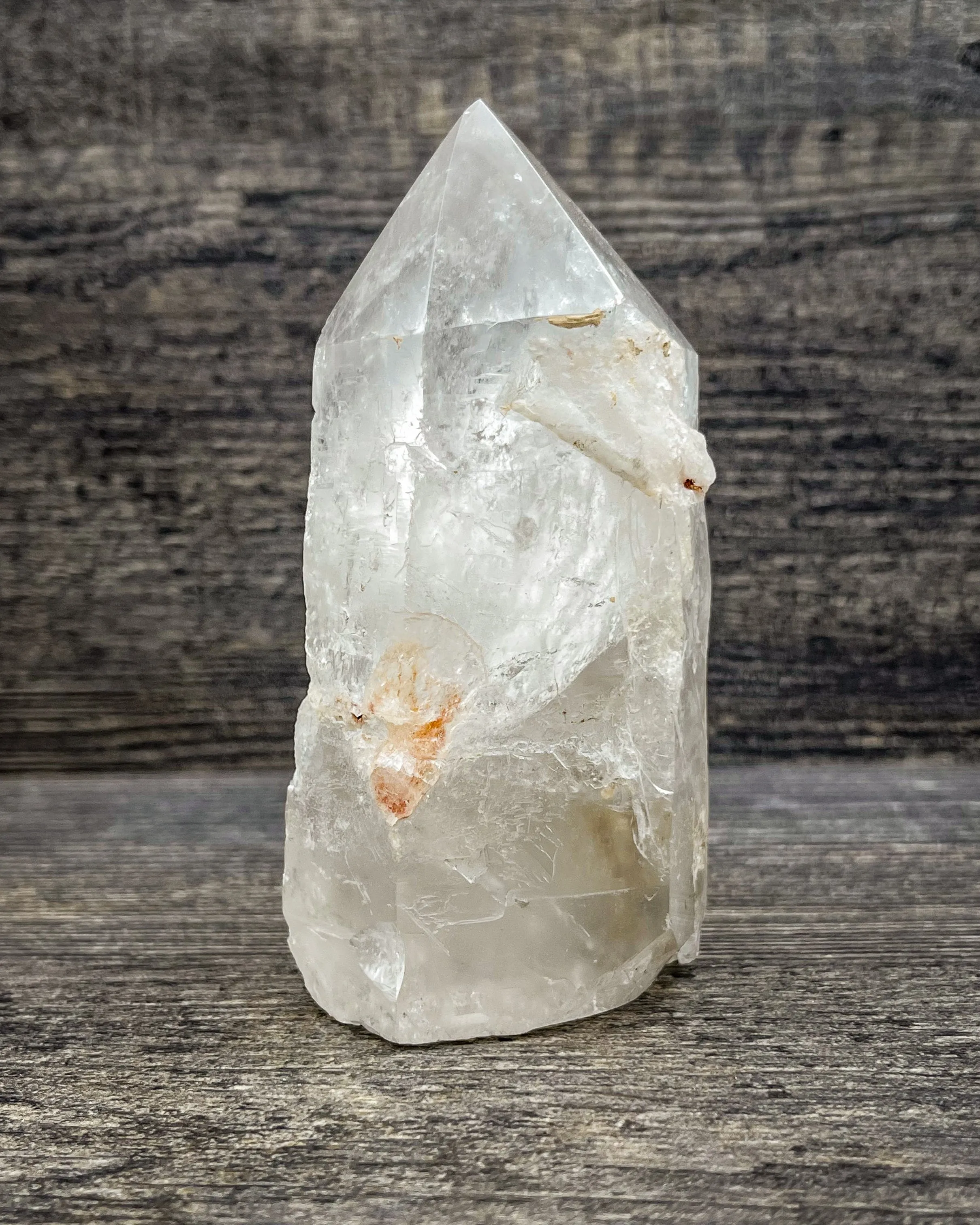 Polished Top Quartz Point, 492g