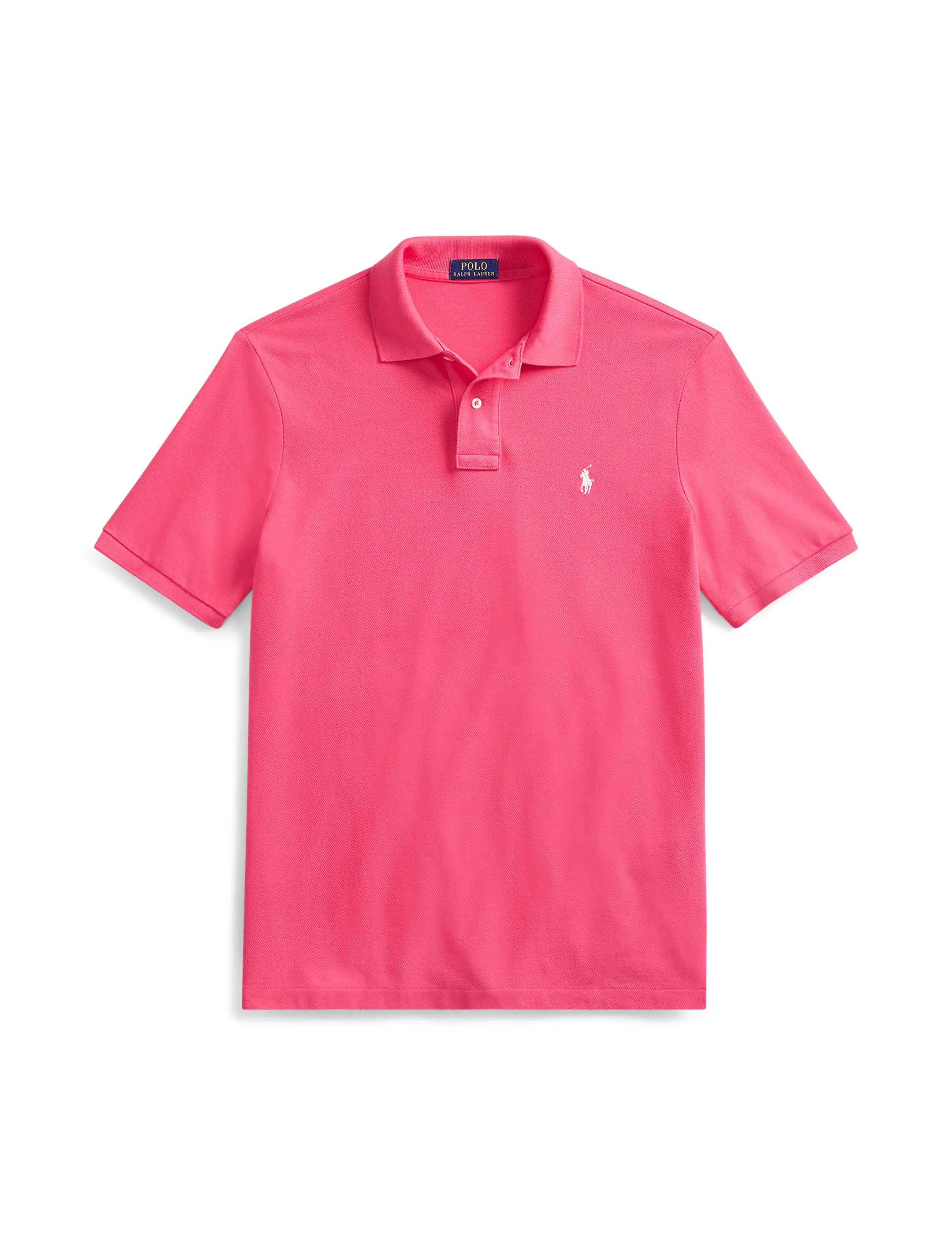 Polo Ralph Lauren Slim Fit Mesh Polo Hot Pink