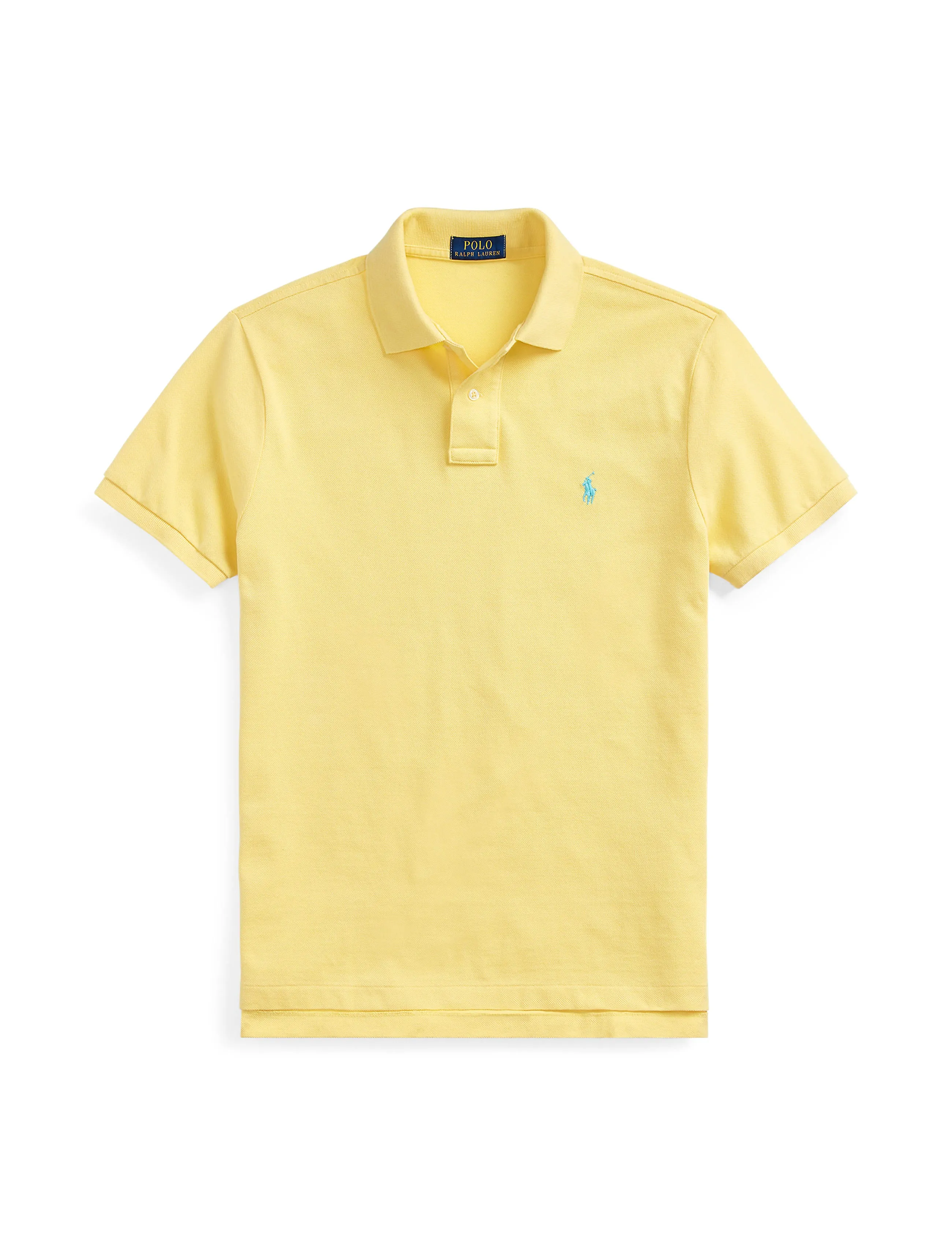 Polo Ralph Lauren Slim Fit Mesh Polo Yellow