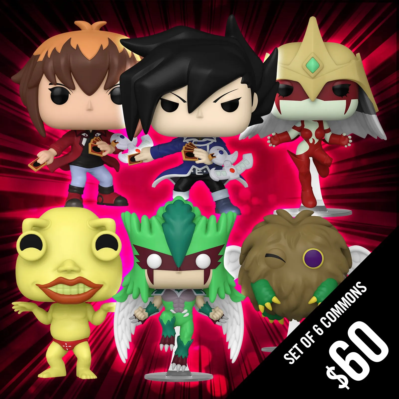 Pre-Order: Funko Pop!Yu-Gi-Oh! (Set of 6 Commons)