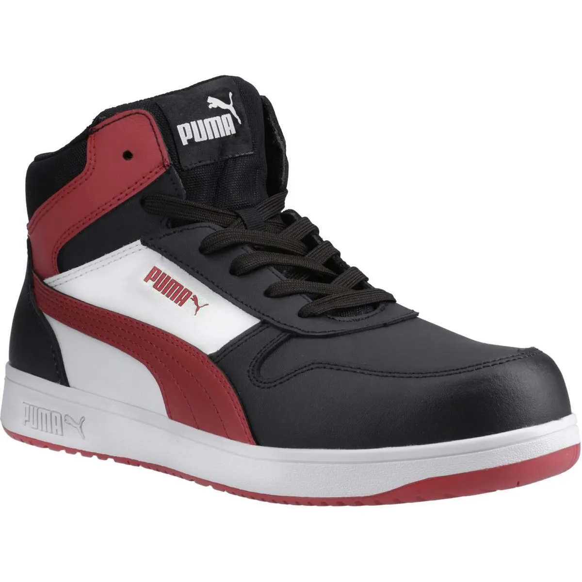 Puma Safety Frontcourt Safety Shoes Black/Red