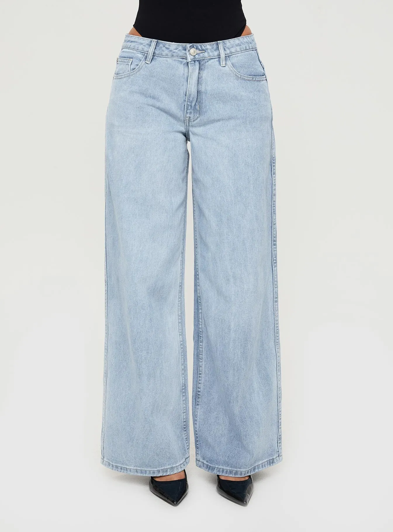 Ramos Low Rise Denim Jeans Light Wash Tall