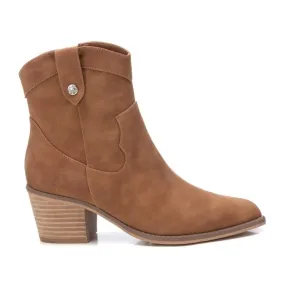 Refresh 171945 Scarpe Donna Tronchetto con Zip Camel