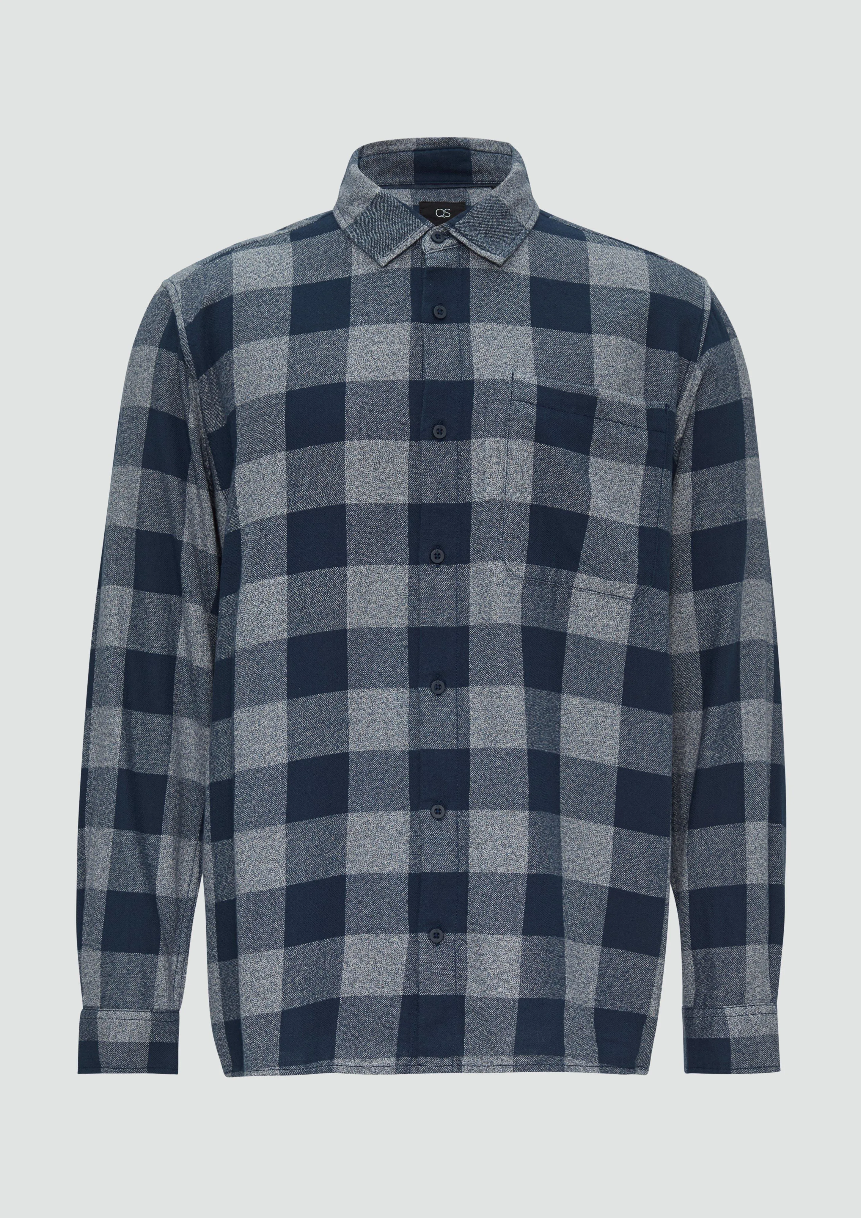 Regular fit: Checked shirt with a breast pocket