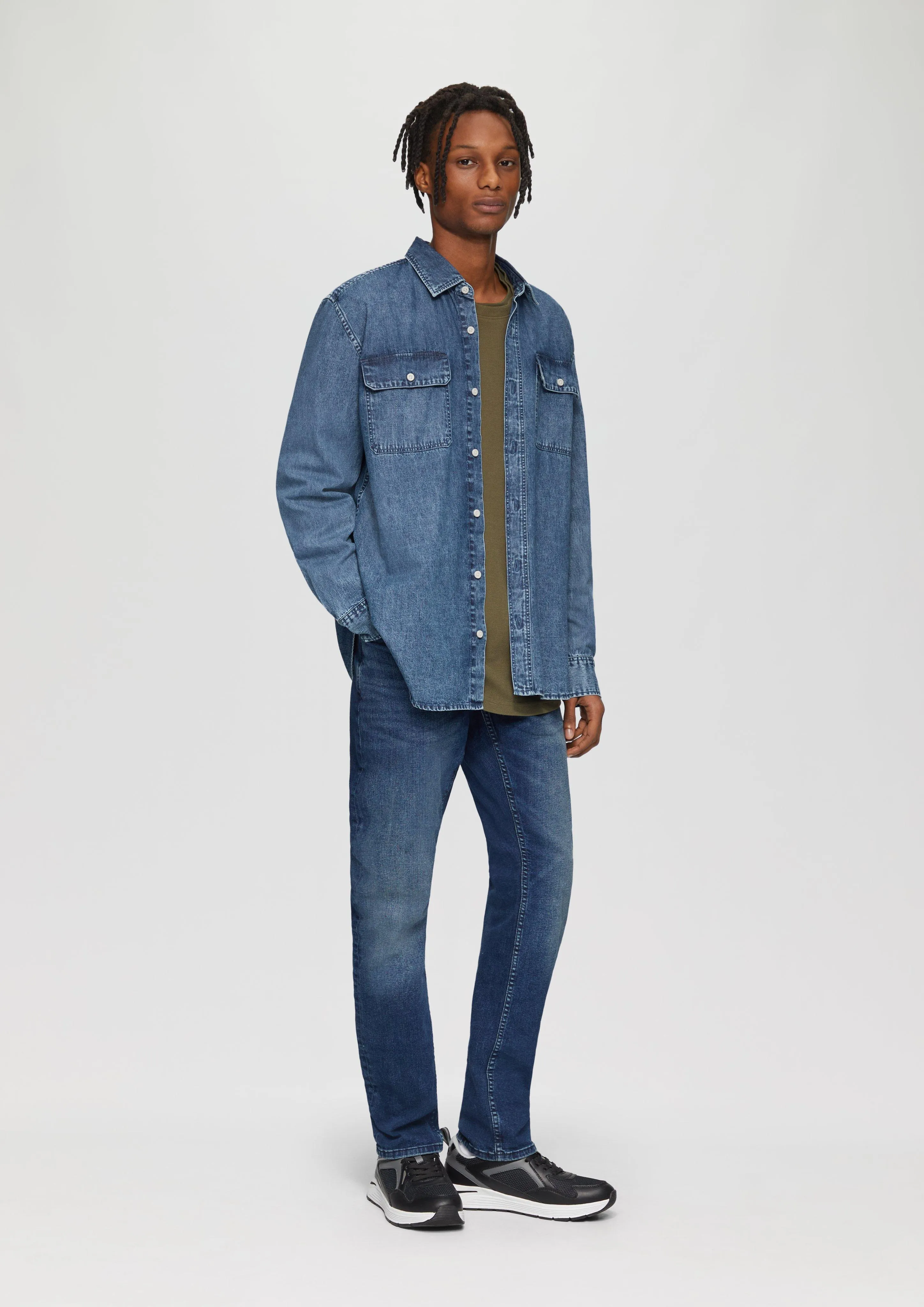 Regular fit: Denim shirt