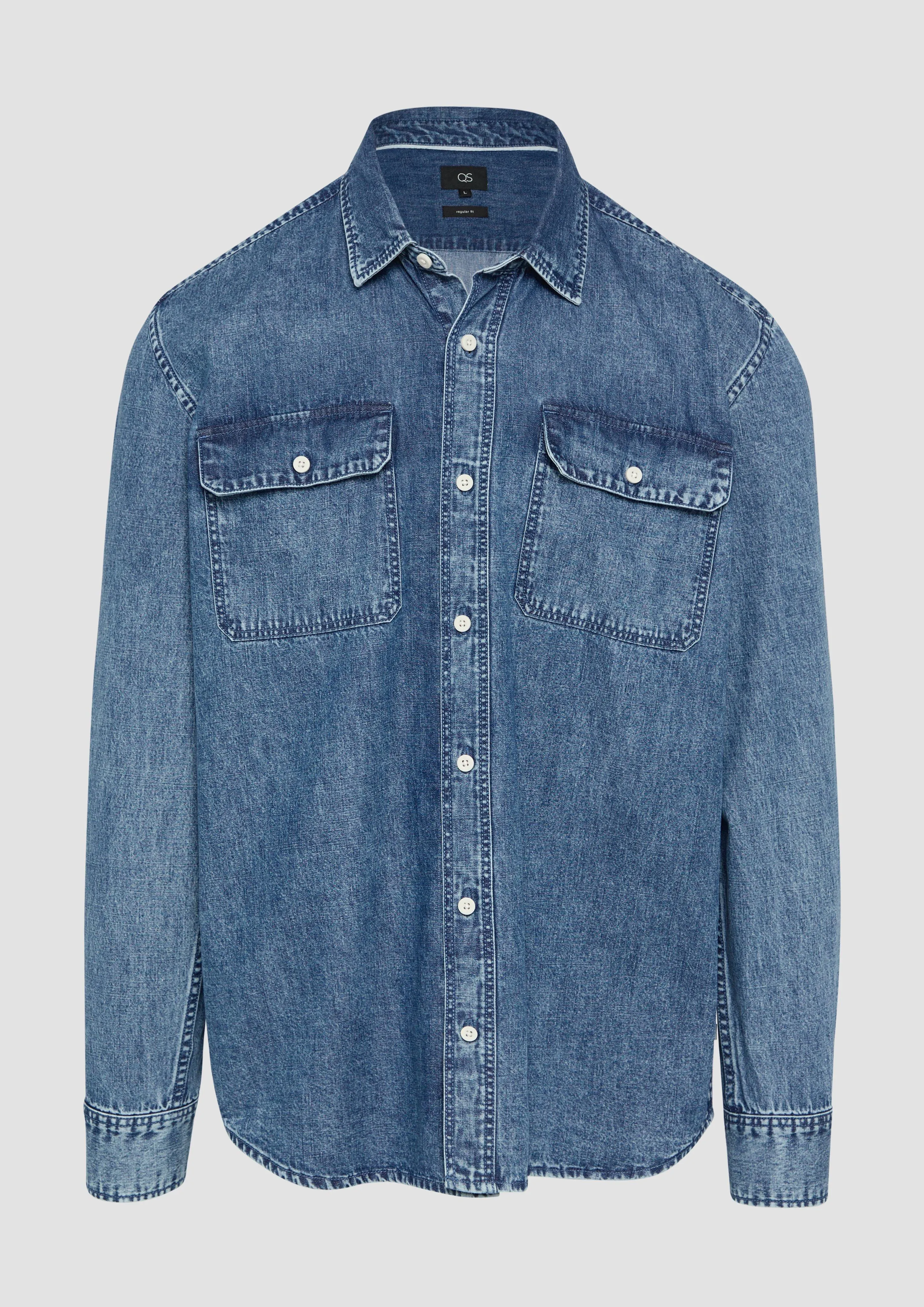 Regular fit: Denim shirt