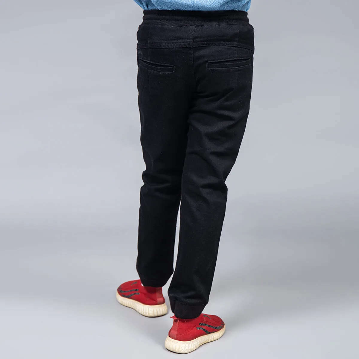 Rib Jogger Pant (Black)