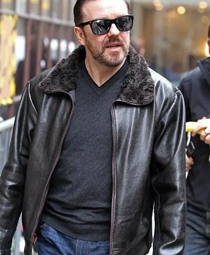 Ricky Gervais After Life Black Jacket | William Jacket