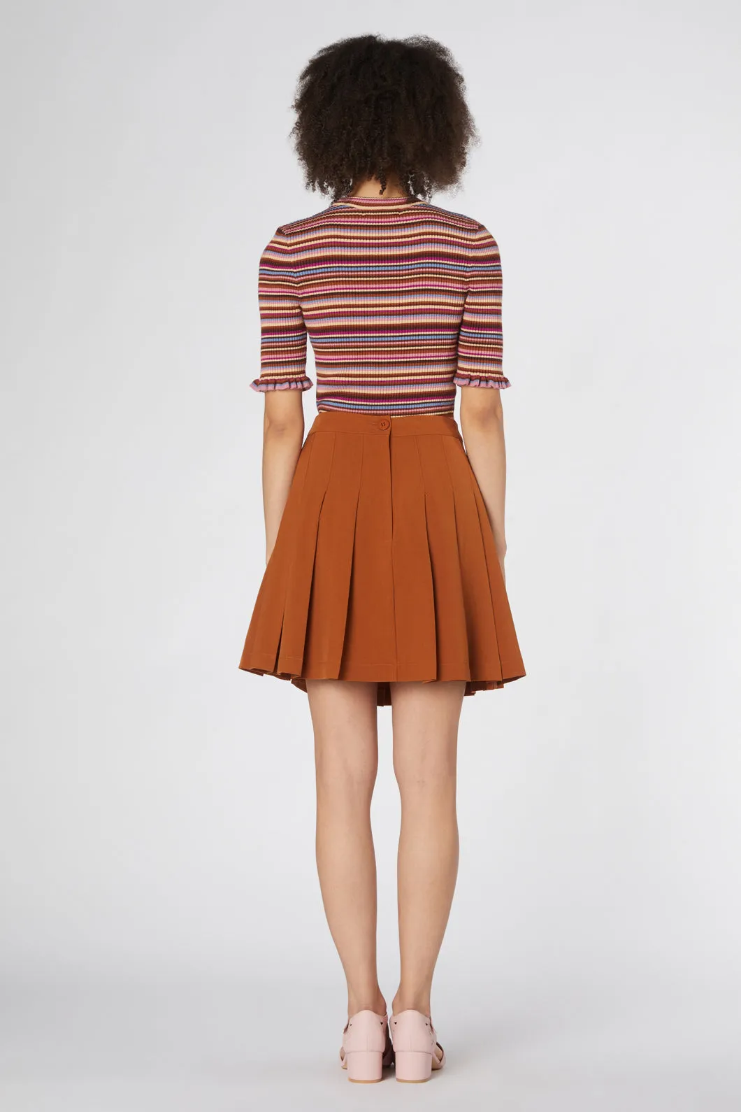 Rita Pleated Mini Skirt