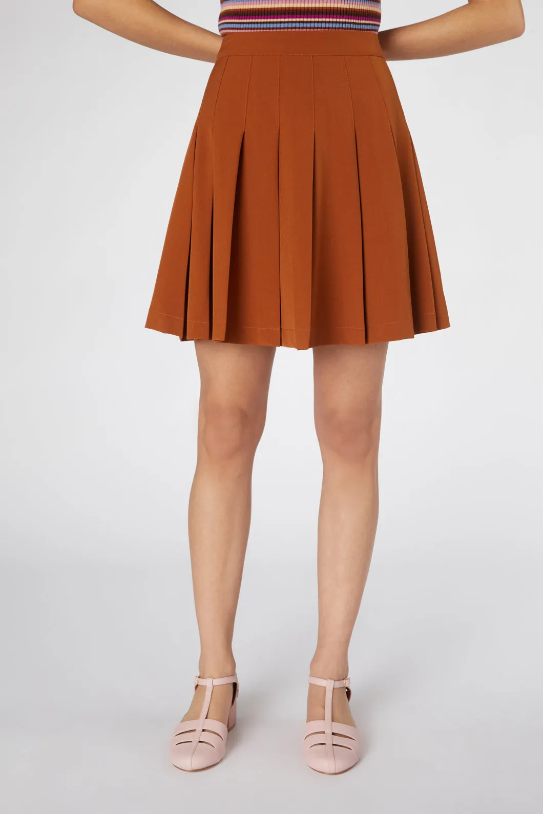 Rita Pleated Mini Skirt