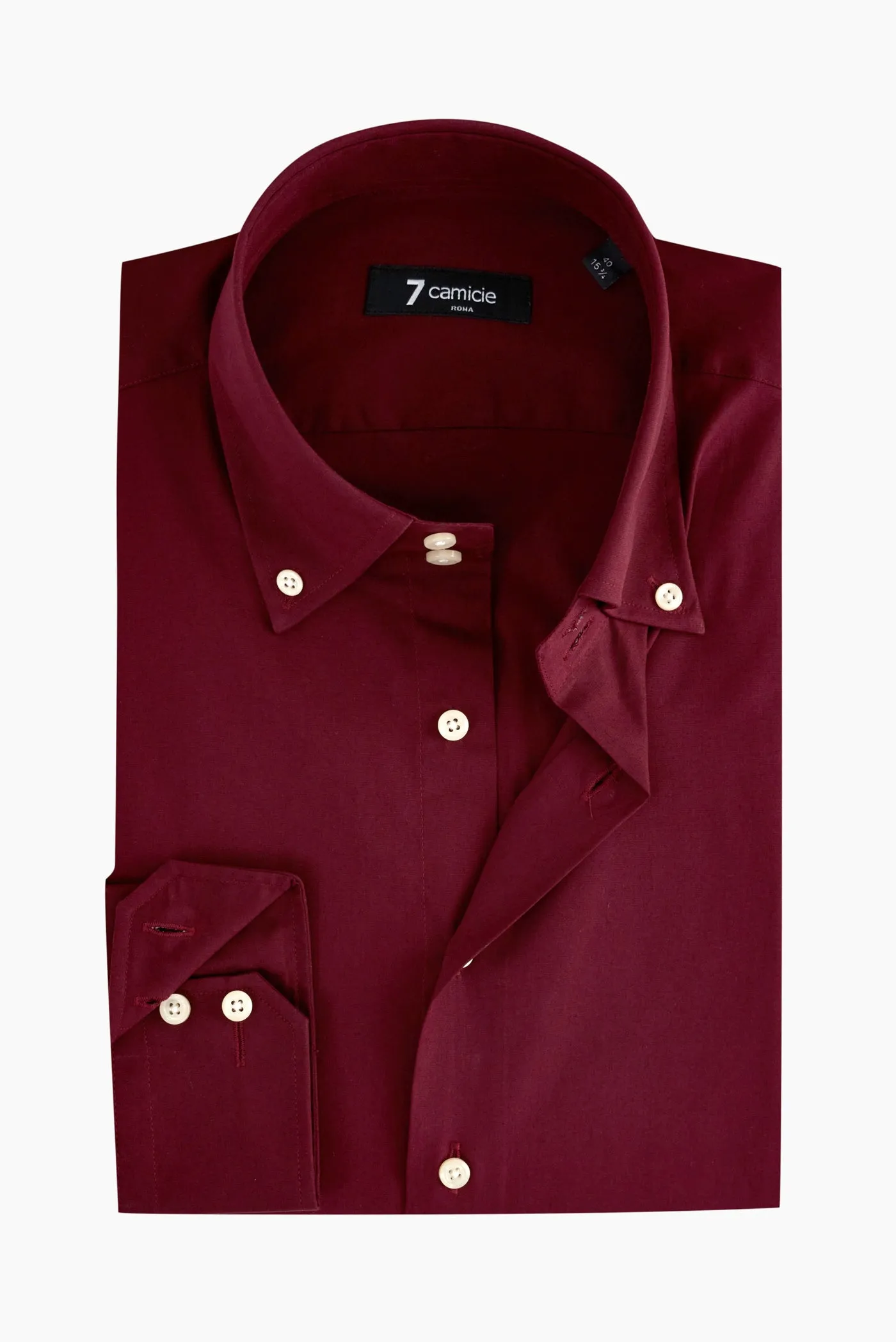 Roma Essentials Poplin Stretch Man Shirt Red