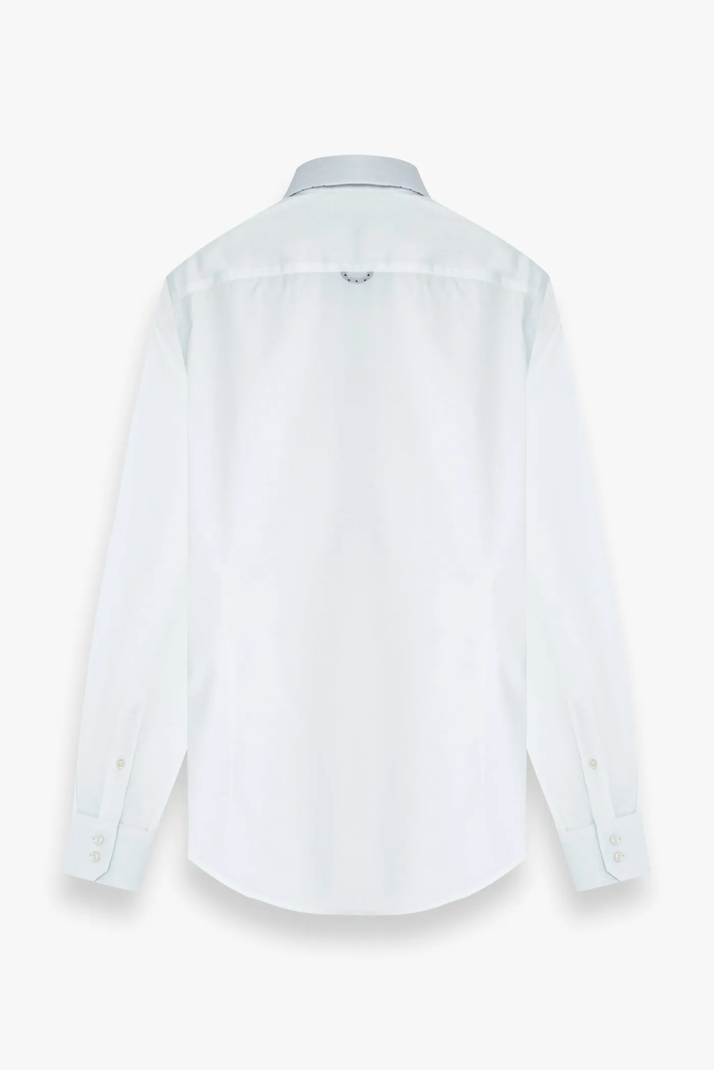 Roma Iconic Satin Man Shirt White