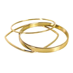 Set of 3 Geometric Bangles