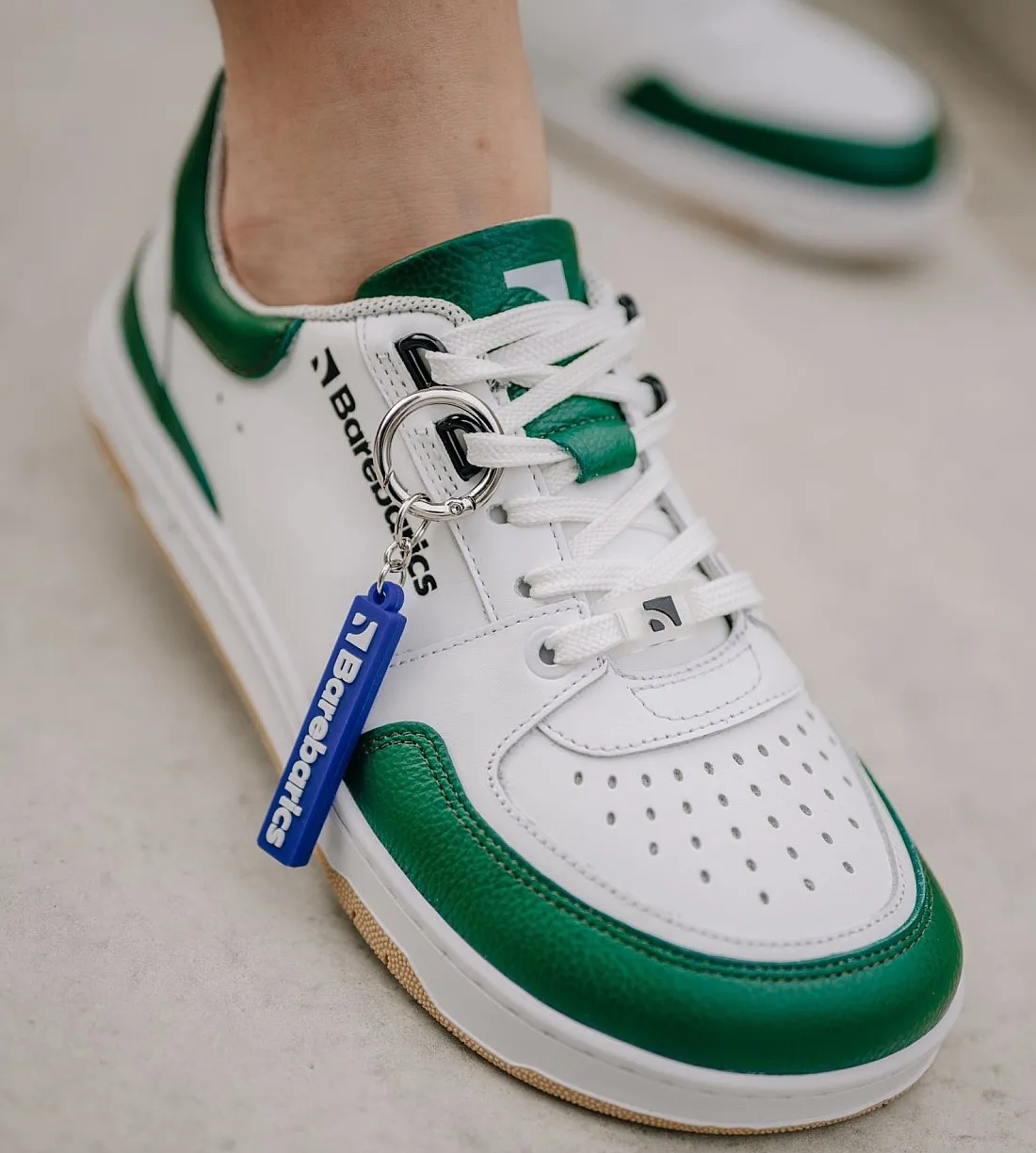 shoes Barebarics Wave - White & Dark Green