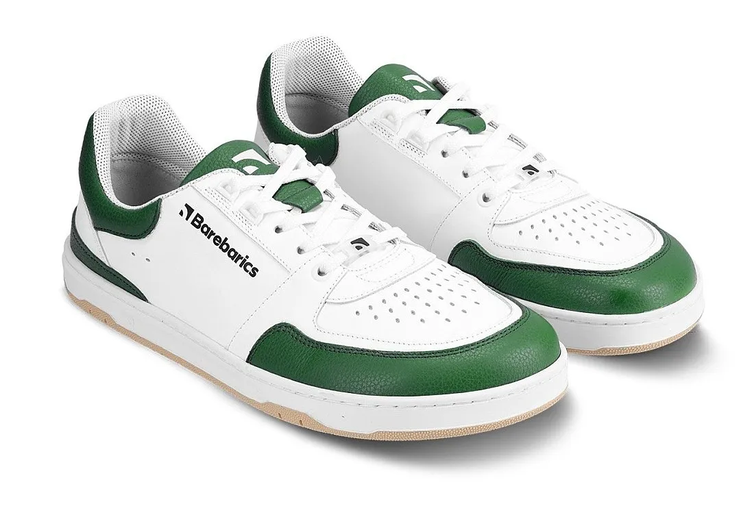 shoes Barebarics Wave - White & Dark Green