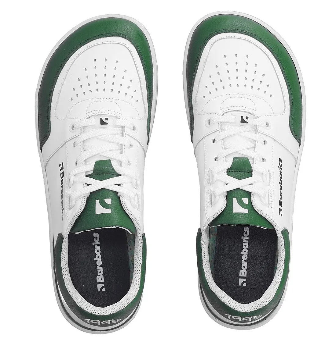 shoes Barebarics Wave - White & Dark Green