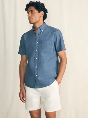 Short-Sleeve Stretch Playa Shirt (Tall) - Weathered Blue