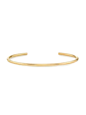 Slim Cuff - 14k Yellow Gold