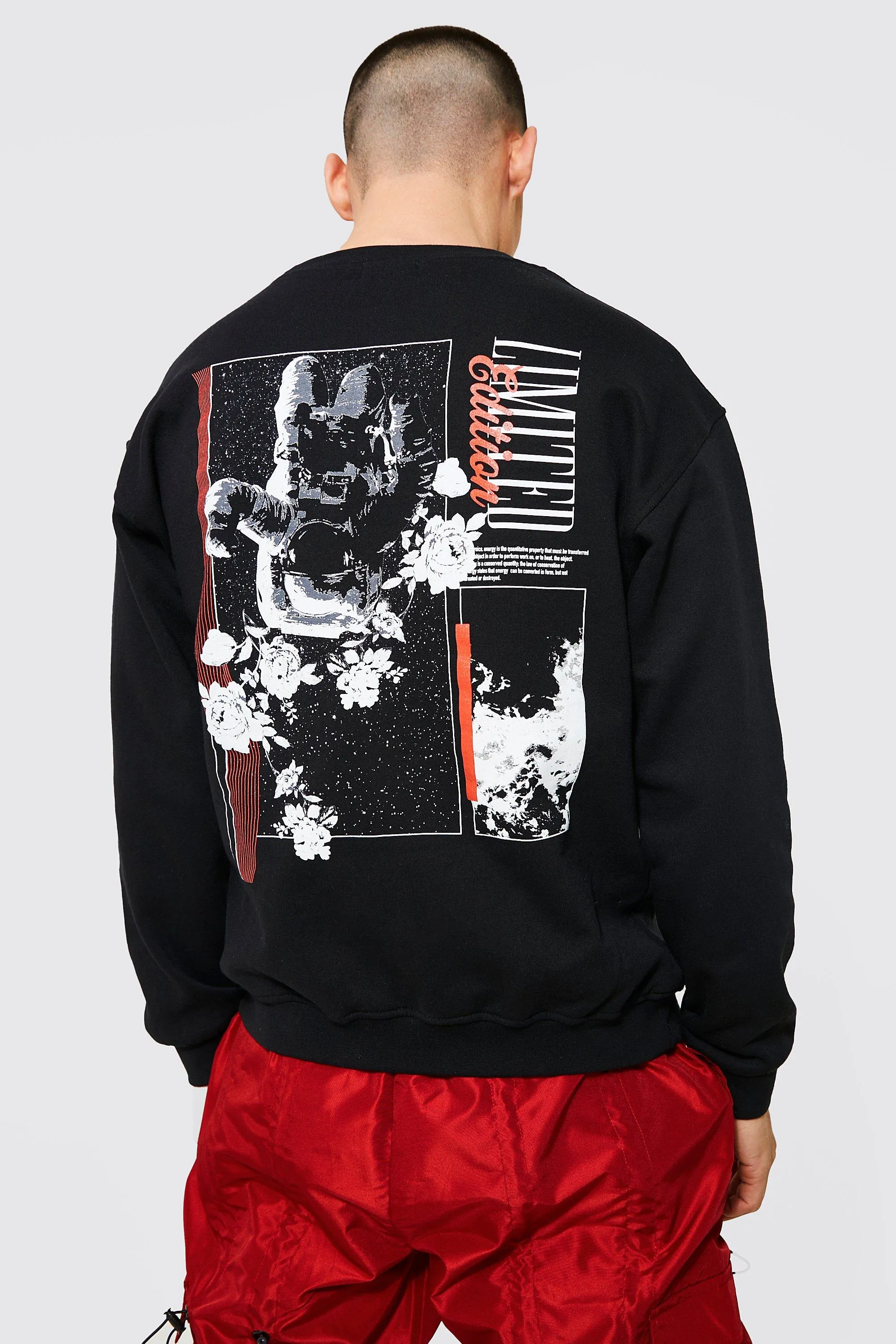 Space Back Graphic Sweatshirt