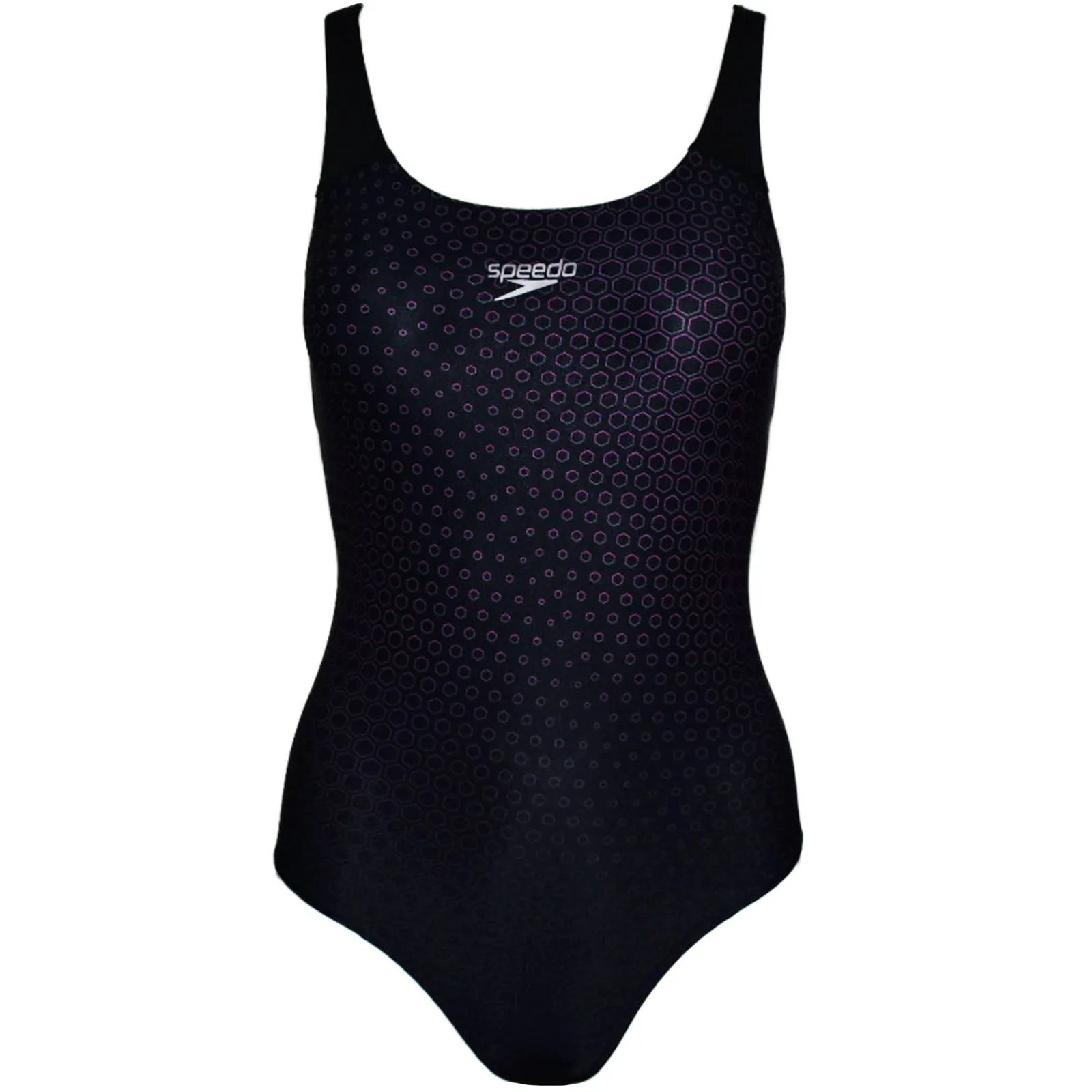 Speedo Womens Placement Digital Powerback One Piece Swimming Costume