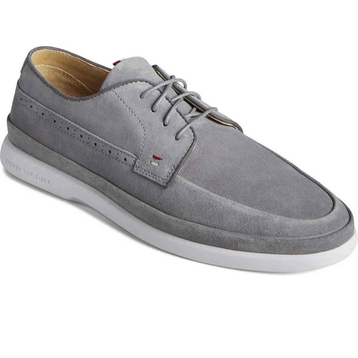 Sperry Gold Cabo Plushwave Lace Shoes Grey