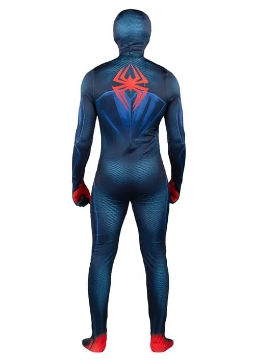 Spider-Verse 2 Adult Miles Morales Zentai Suit Costume | Superhero Costumes