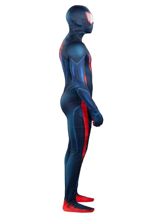 Spider-Verse 2 Adult Miles Morales Zentai Suit Costume | Superhero Costumes