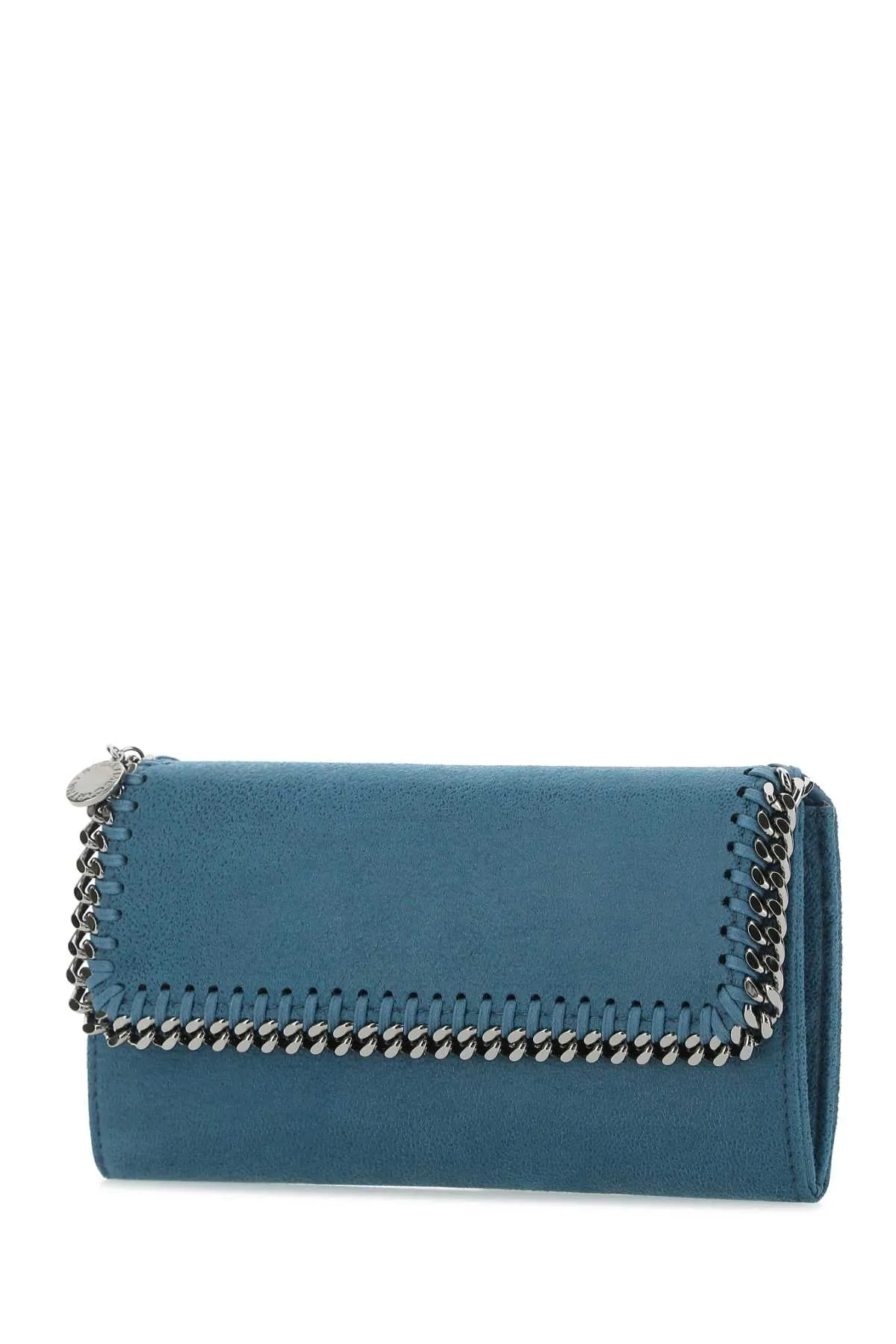 Stella McCartney Falabella Chain-Link Trim Continental Wallet