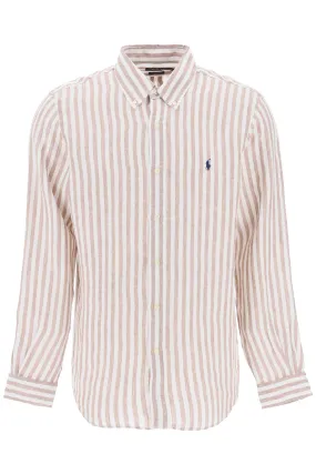 striped custom-fit shirt