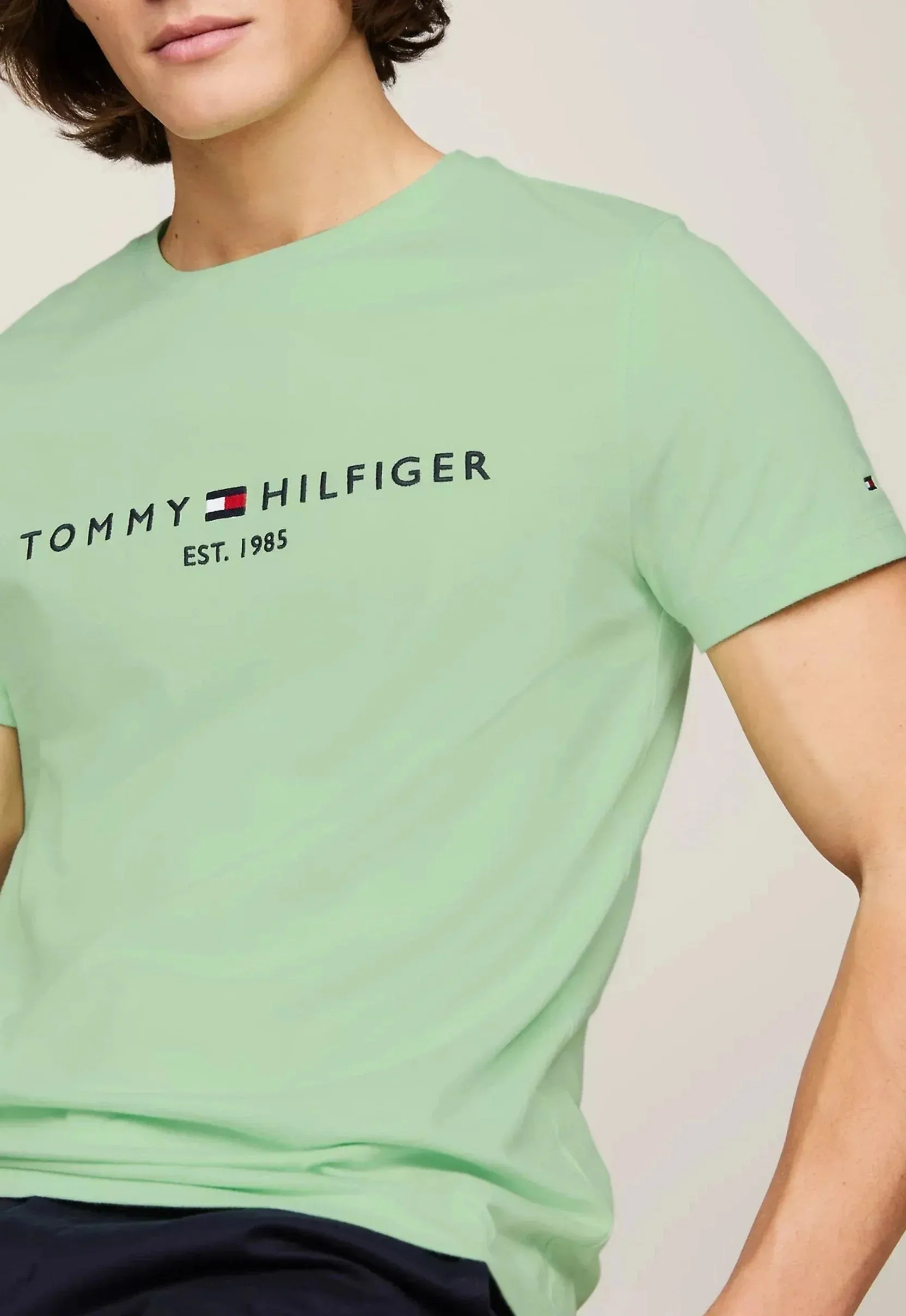 T-shirt Slim Fit ricamo Tommy Hilfiger