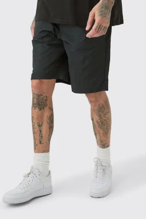 Tall Drawcord Comfort Fit Shorts | boohooMAN UK