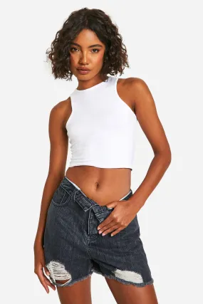 Tall Fold Over Waist Shorts